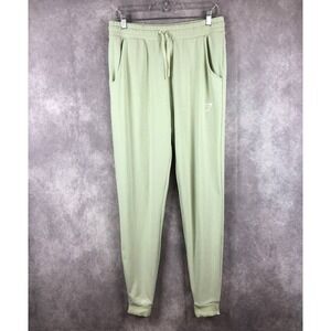 GYMSHARK Sweatpants Joggers Womens Large Green Loungewear Sports Gym Activewear